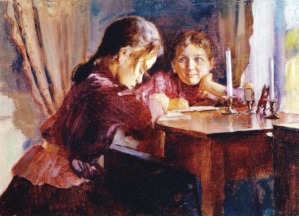 Eero Järnefelt - Ilma and Nelma Swan, Järvenpään taidemuseo